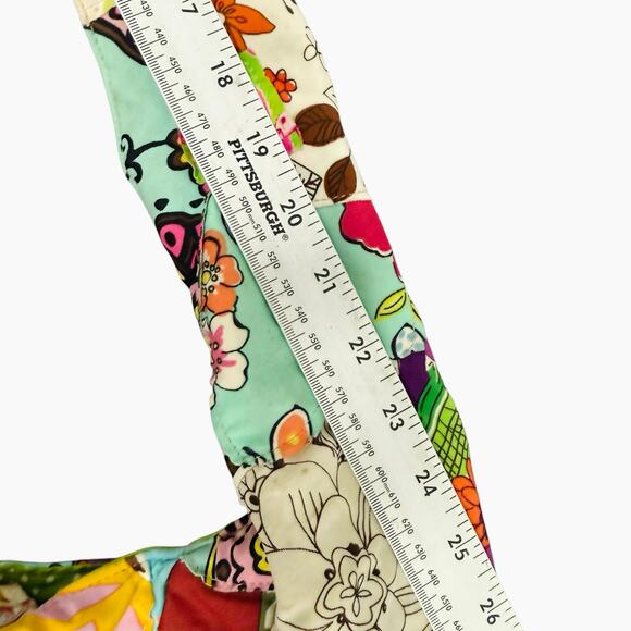 Agua Bendita Rare Patchwork Boho Crossbody Bag‎ Multicolor - Picture 12 of 12
